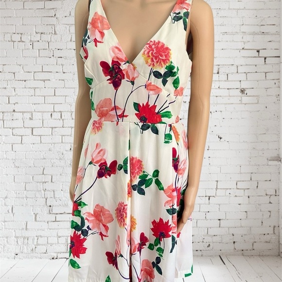 BB Dakota Basha Floral Dress Size 6 Spring Summer Dress - Picture 1 of 10